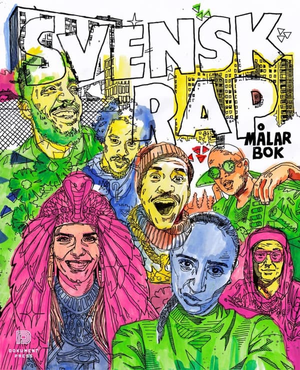 Svensk Rap Målarbok (Bok)