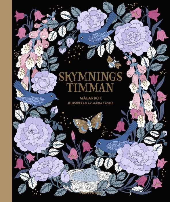 Skymningstimman - Målarbok (Bok)