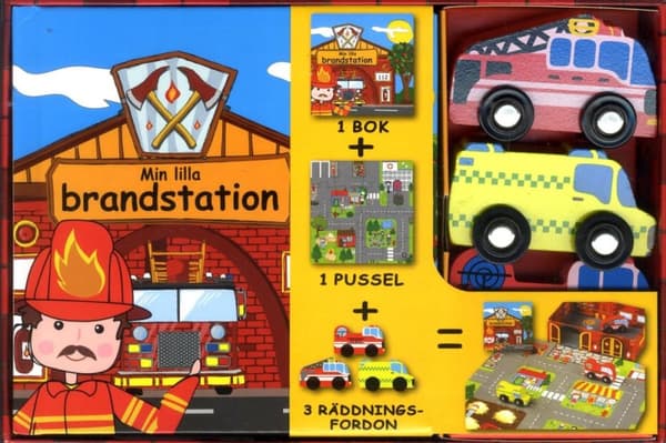 Min Lilla Brandstation (bok, Pussel Och Leksaker) (Bok)