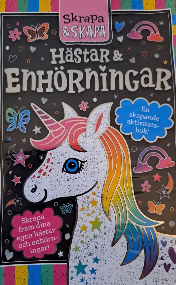 Hästar Och Enhörningar - En Skapande Aktivitetsbok (Bok)