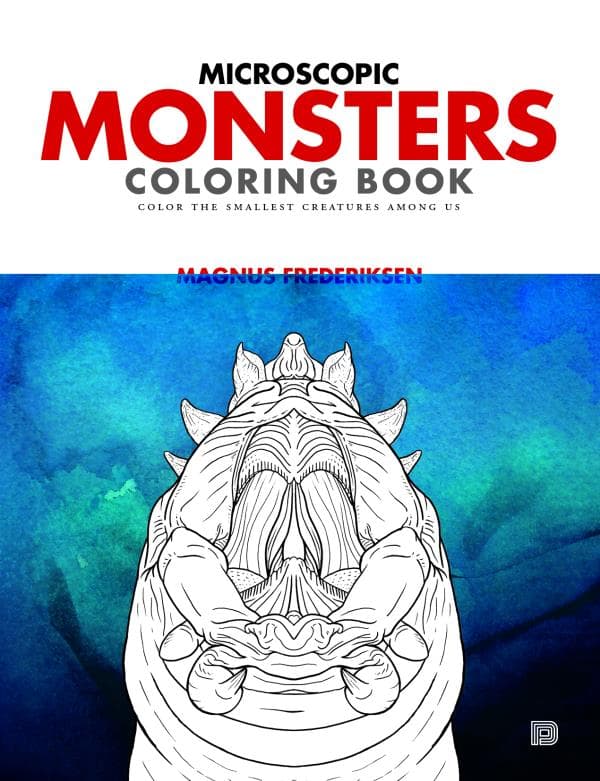 Microscopic Monsters Coloring Book (Bok)