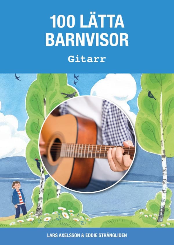 100 Lätta Barnvisor Gitarr (Bok)