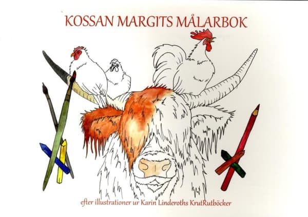 Kossan Margits Målarbok (Bok)