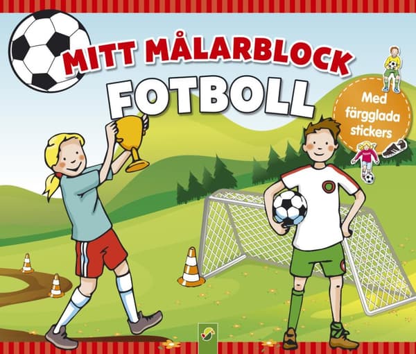 Mitt Målarblock Fotboll (Bok)