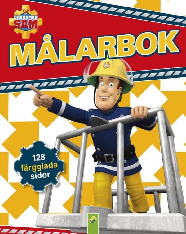 Brandman Sam. Målarbok (Bok)