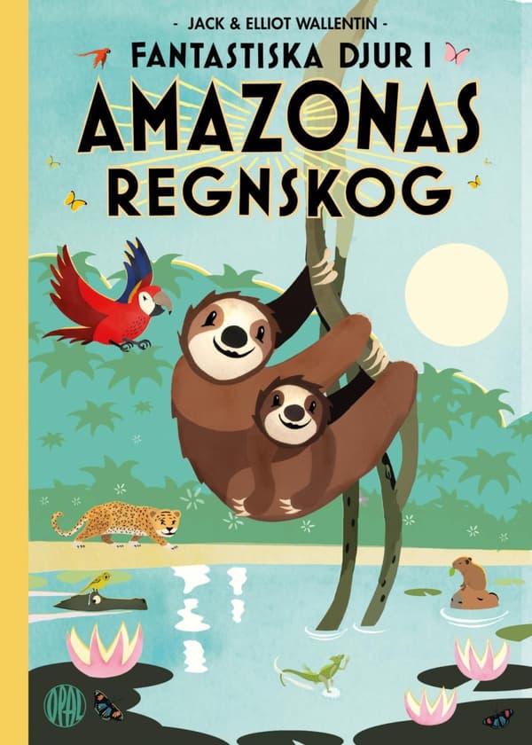 Fantastiska Djur I Amazonas Regnskog (Bok)