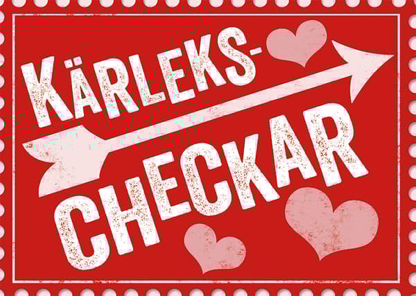 Kärlekscheckar (Bok)
