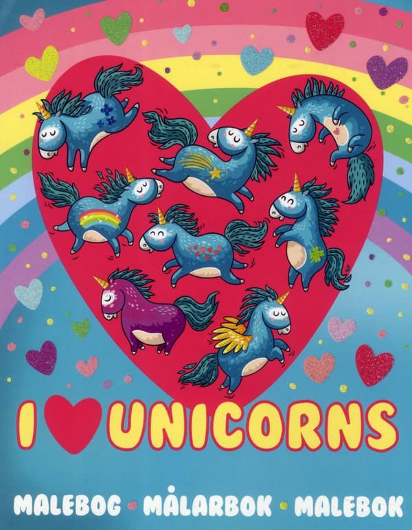 Unicorns Målarbok (Bok)