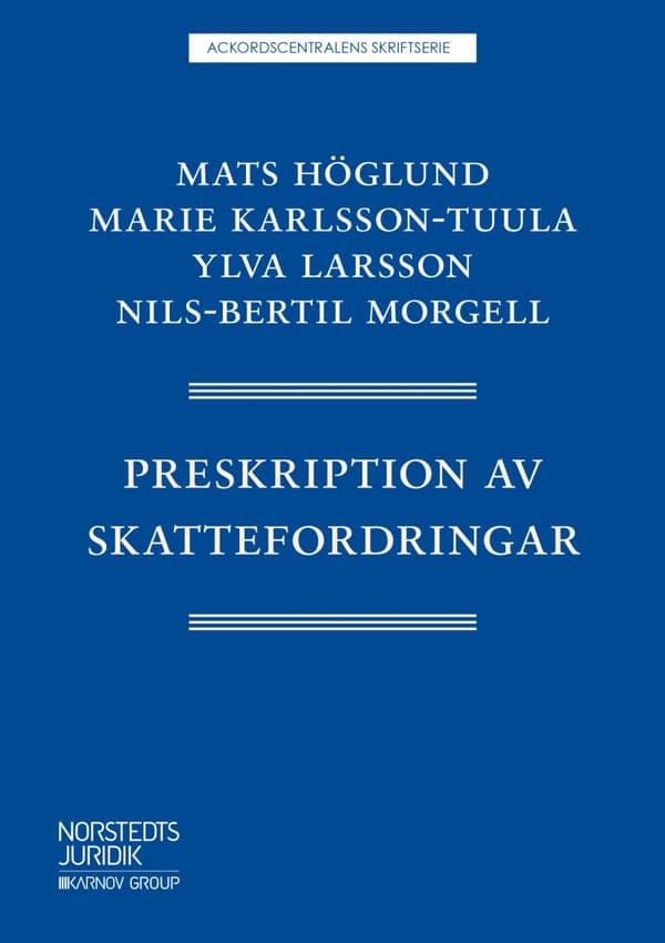 Preskription Av Skattefordringar (Bok)