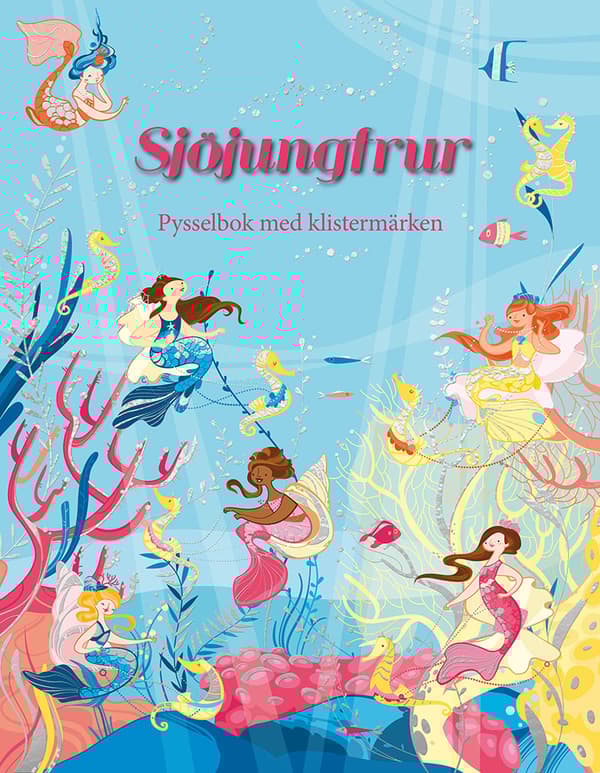 Sjöjungfrur- Pysselbok Med Klistermärken (Bok)