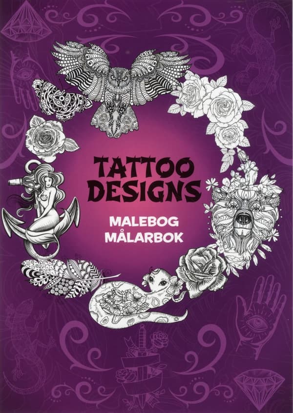 Tattoo Designs Målarbok (Bok)