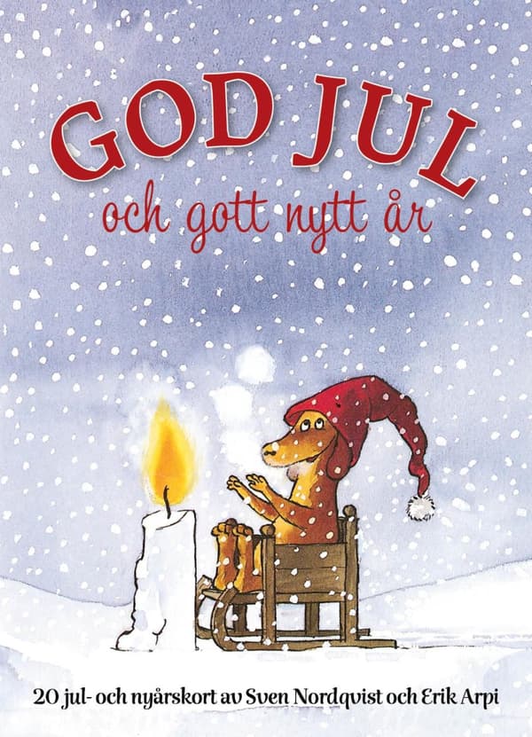 God Jul Och Gott Nytt År - Vykortsbok (Bok)