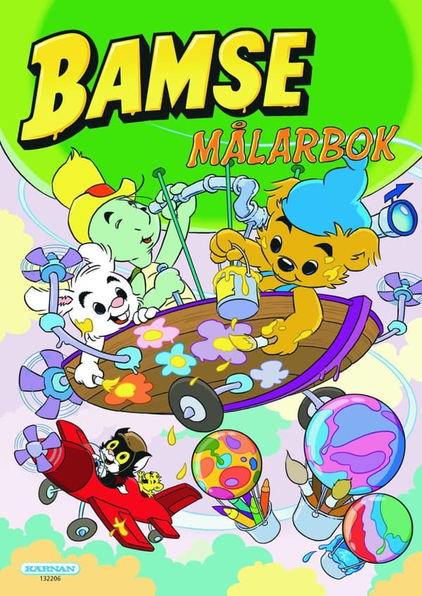 Bamse Målarbok (Bok)