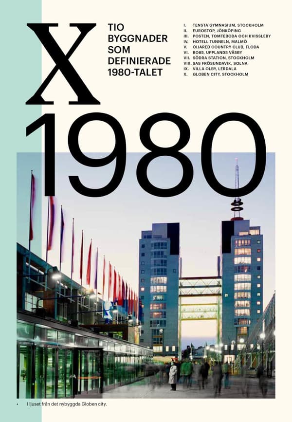 Tio Byggnader Som Definierade 1980-talet (Bok)