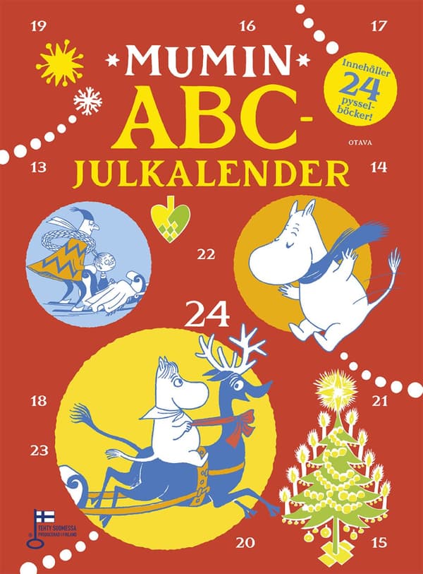 Mumin Julkalender Med Pysselböcker (Bok)