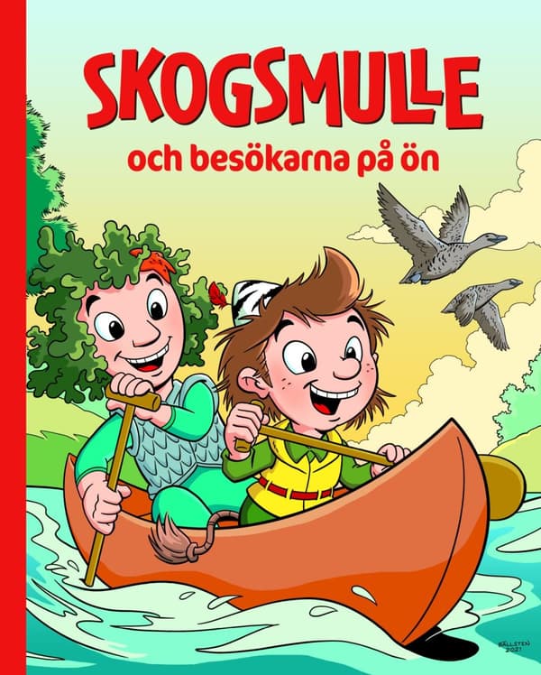 Skogsmulle Och Besökarna På Ön (Bok)
