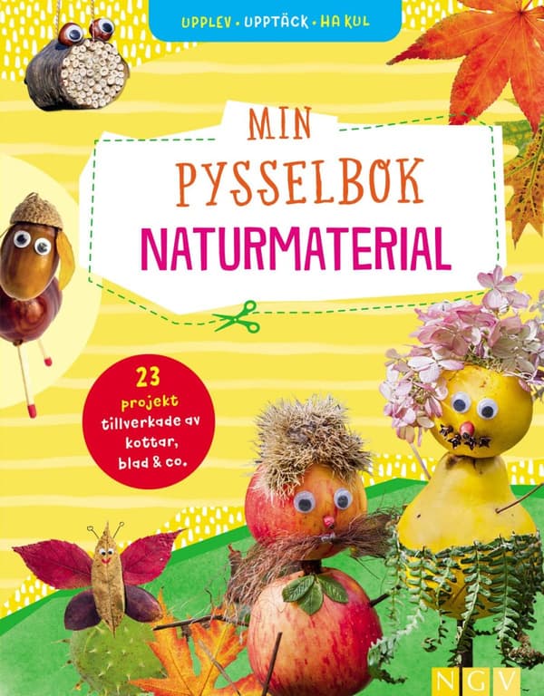 Min Pysselbok Naturmaterial (Bok)