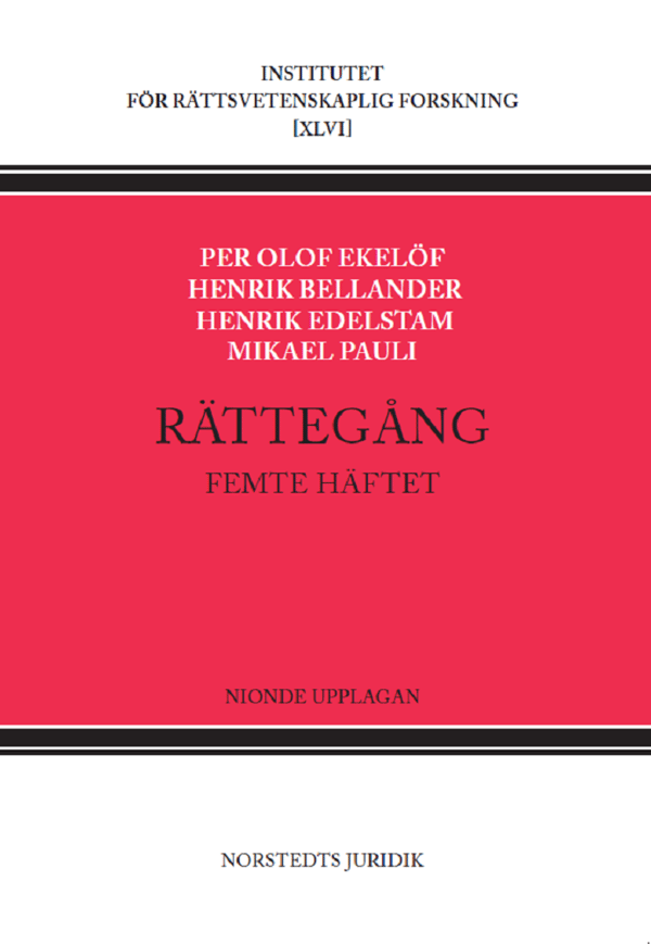 Rättegång. Femte Häftet (Bok)