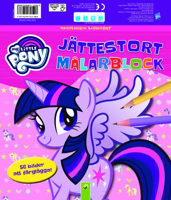 My Little Pony. Jättestort Målarblock (Bok)