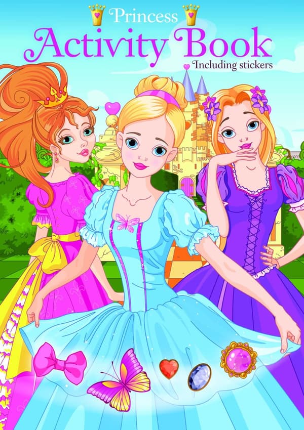 Princess Activity Book Inkl Stickers (Bok)