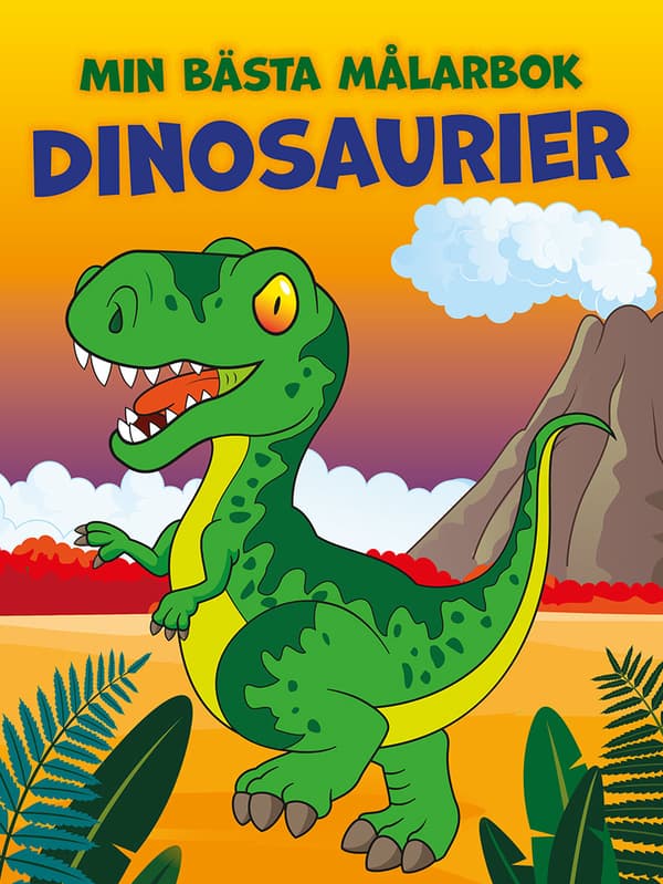 Min Bästa Målarbok - Dinosaurier (Bok)