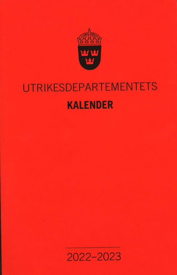 Utrikesdepartementets Kalender 2022-2023 (Bok)
