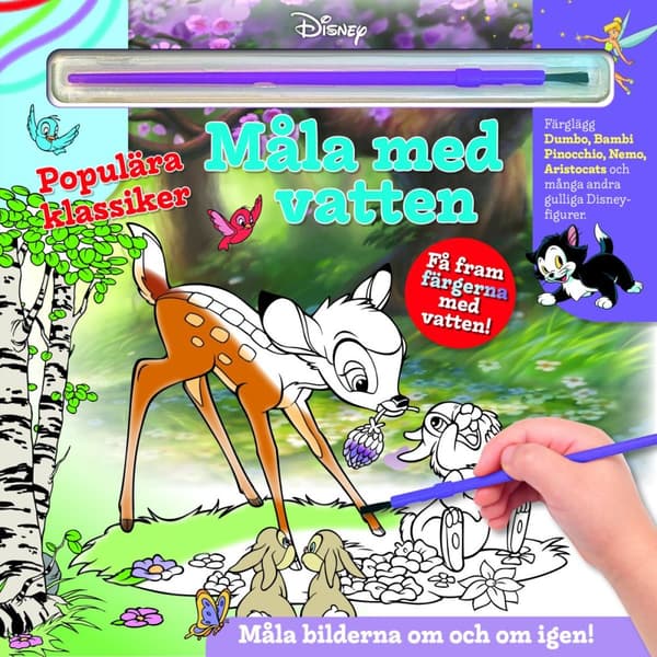 Måla Med Vatten. Disney Söta Djur (Bok)
