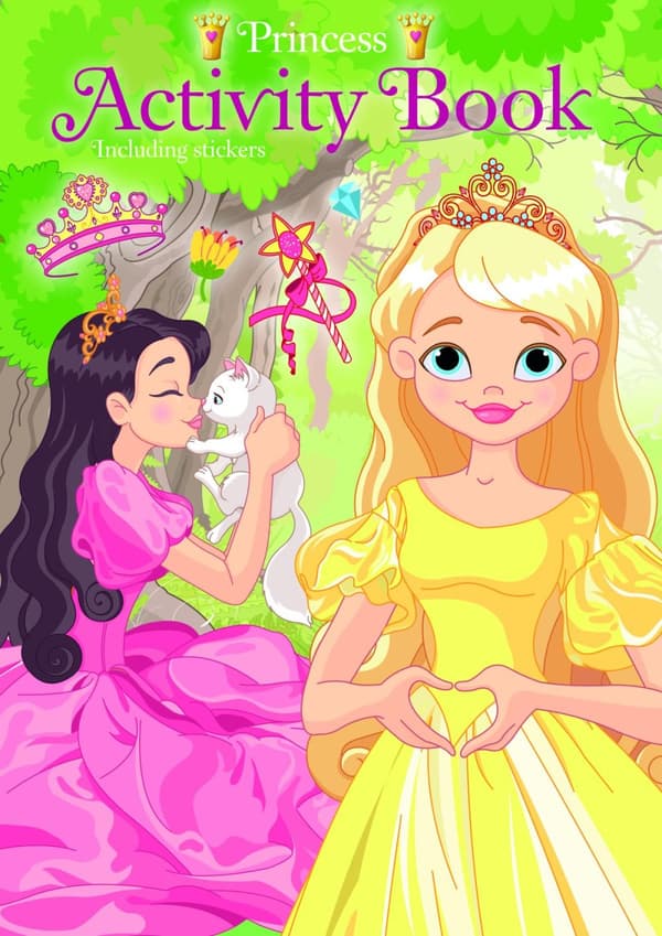 Princess - Activity Book - Including Stickers (Bok)
