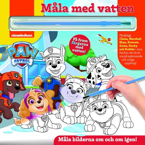 Måla Med Vatten. Paw Patrol (Bok)