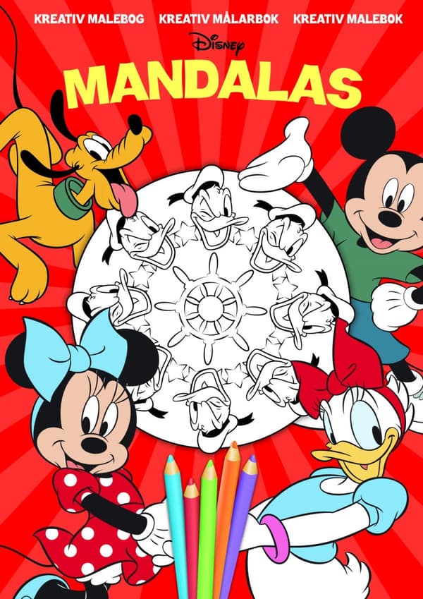 Disney Mickey & Friends Mandalas (Bok)