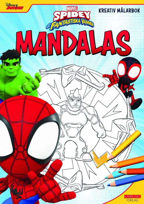 Marvel Spidey & Friends Mandalas (Bok)