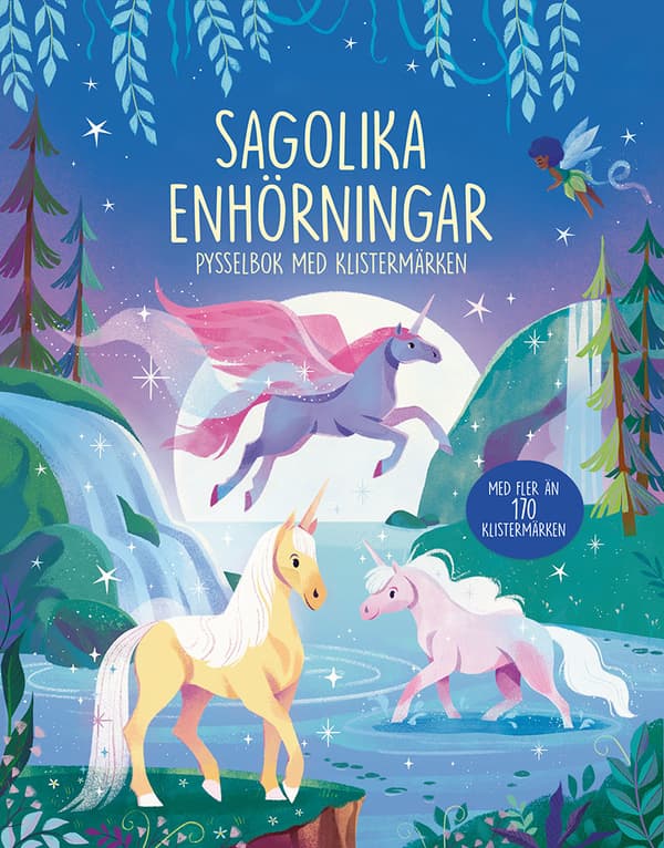 Sagolika Enhörningar - Pysselbok Med Klistermärken (Bok)