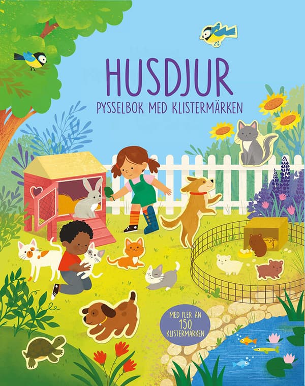 Husdjur - Pysselbok Med Klistermärken (Bok)