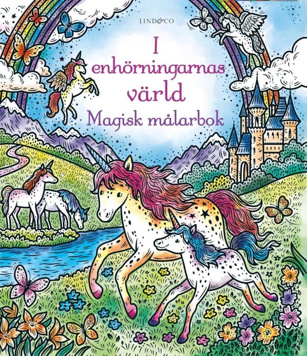 I Enhörningarnas Värld - Magisk Målarbok (Bok)
