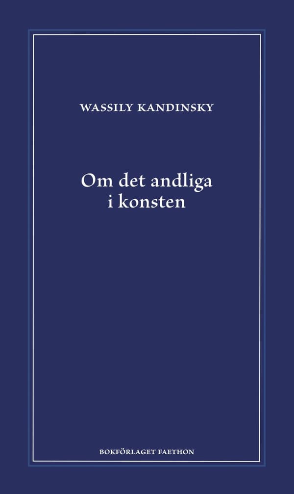Om Det Andliga I Konsten (Bok)