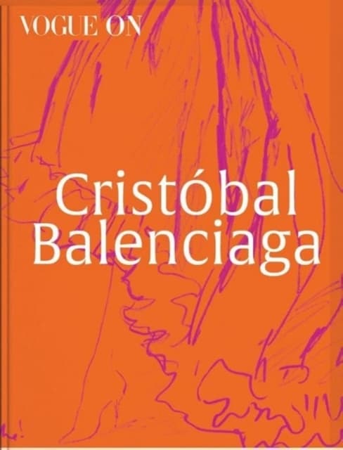 Vogue On- Cristobal Balenciaga (Bok)