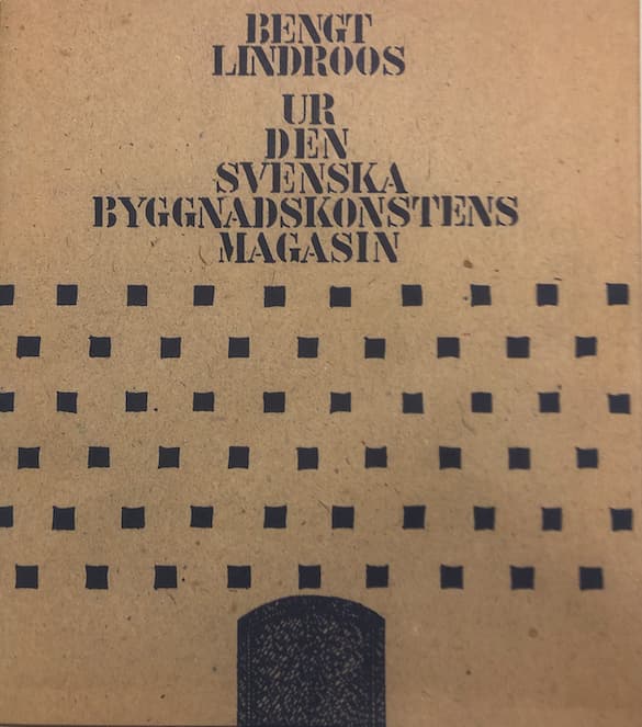 Ur Den Svenska Byggnadskonstens Magasin (Bok)