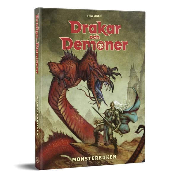 Drakar Och Demoner Monsterboken Standardutgåva (Bok)