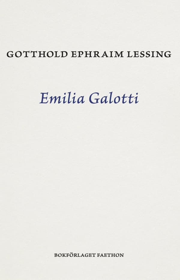 Emilia Galotti (Bok)
