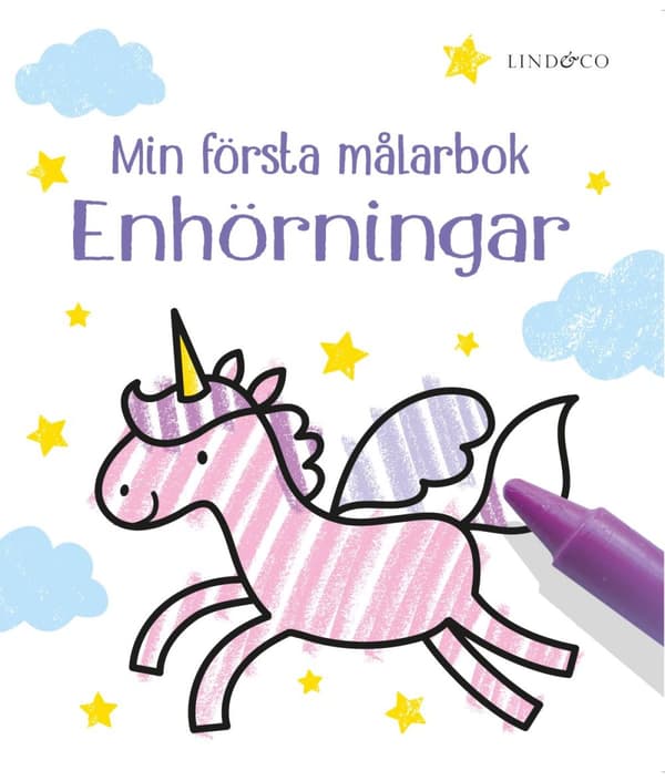 Min Första Målarbok. Enhörningar (Bok)