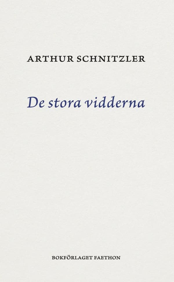 De Stora Vidderna - Tragikomedi I Fem Akter (Bok)