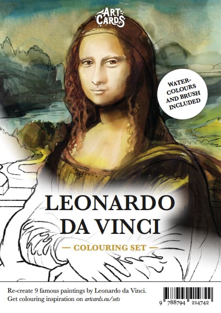 Artcards- Leonardo Da Vinci (Bok)