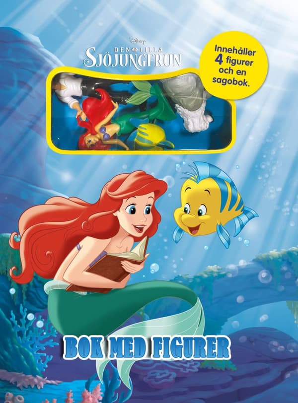 Disney - Mermaids (4 Figurer Och Bok) (Bok)