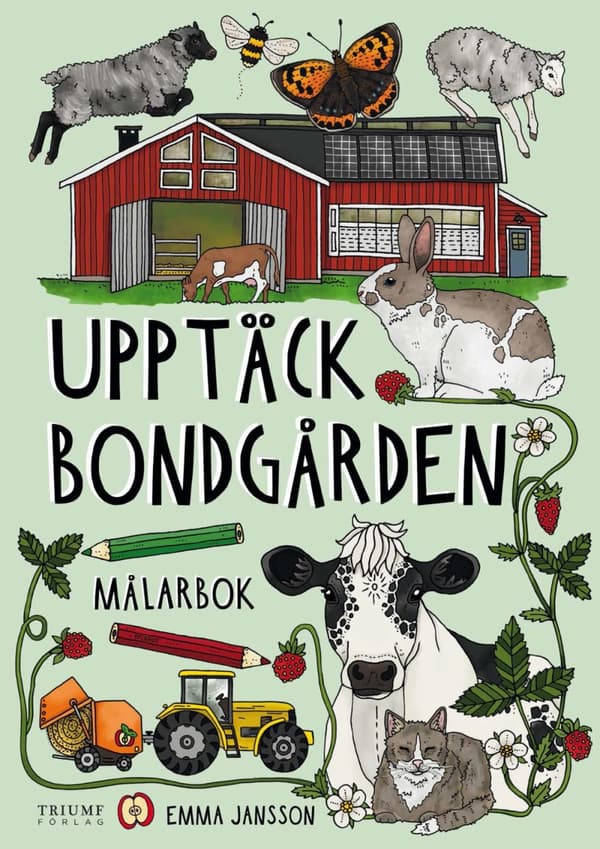 Upptäck Bondgården Målarbok (Bok)