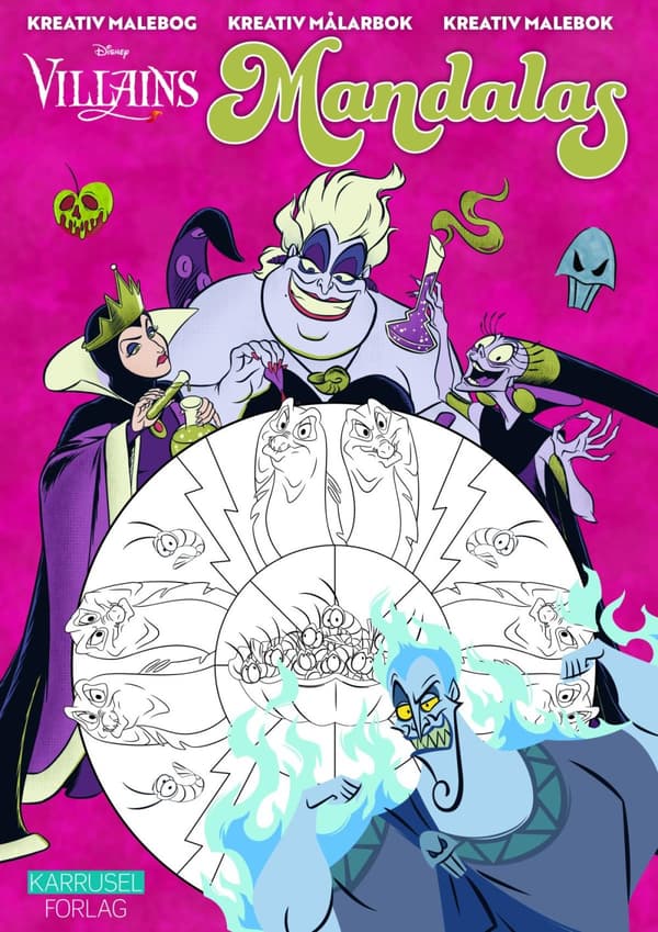 Disney Villans - Mandalas (Bok)