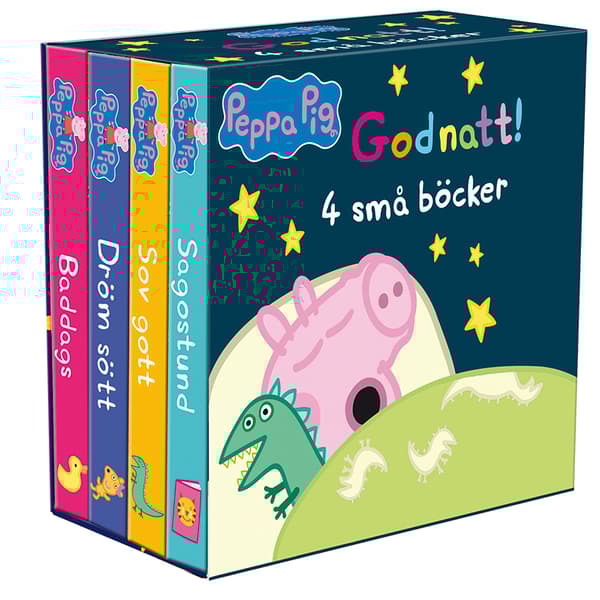 Godnatt! 4 Små Böcker (Bok)