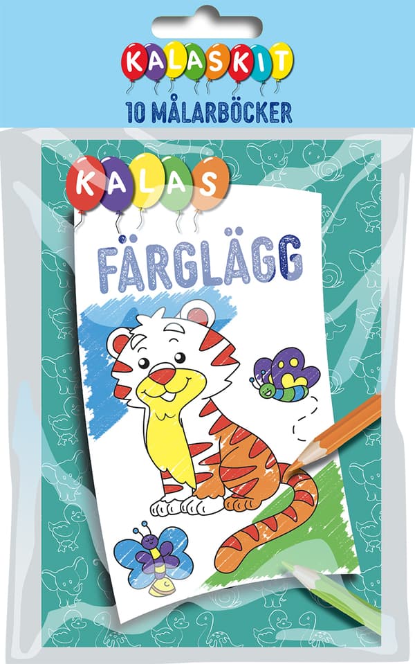 Kalaskit - 10 Målarböcker (Bok)