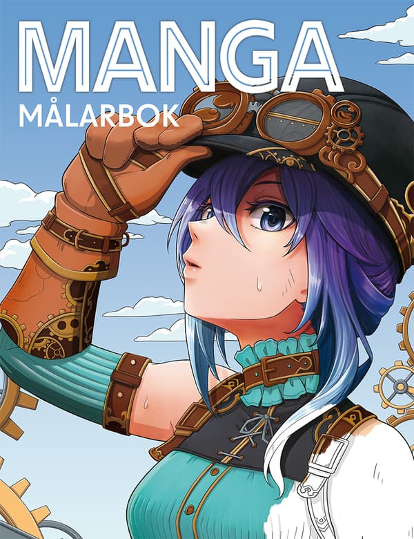 Manga Målarbok (Bok)