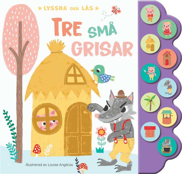 Tre Små Grisar (Bok)