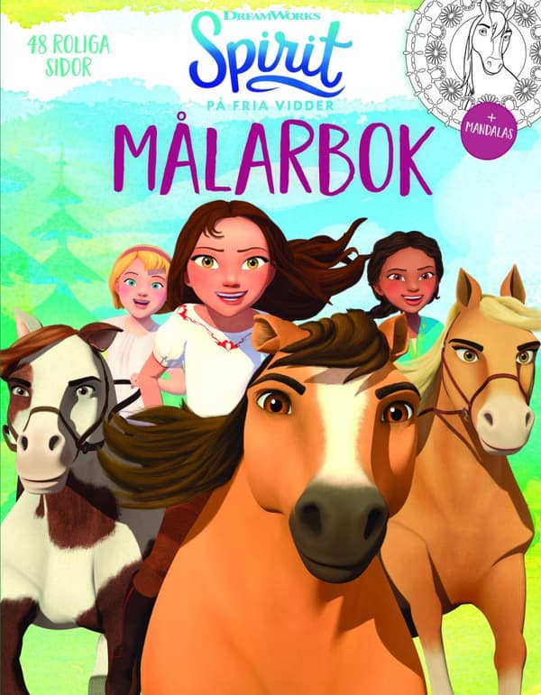 Spirit. På Fria Vidder - Målarbok (Bok)